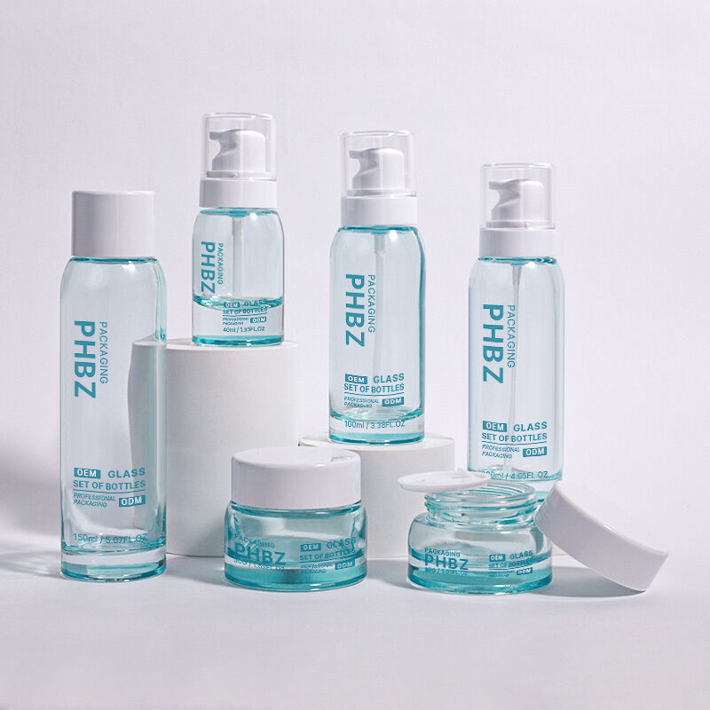 Stampage à chaud Ensemble d'emballage cosmétique personnalisé ODM OEM accepté Conçu pour les besoins d'emballage et de marque de produits cosmétiques