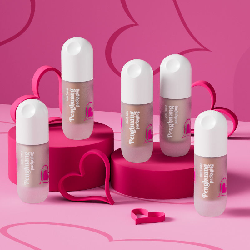 Bouteilles de fondation liquide 30 ml avec logo personnalisé Emballage cosmétique professionnel pour les produits de maquillage liquide