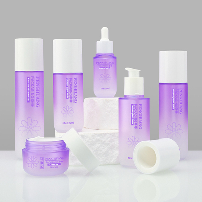 Flacon de toner de lotion de maquillage de sérum de PETG pour l'emballage MSDS de soins de la peau