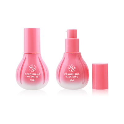 Ventes en gros 30 ml sérum et tonique personnalisé logo crème lotion bouteilles en verre avec pompe