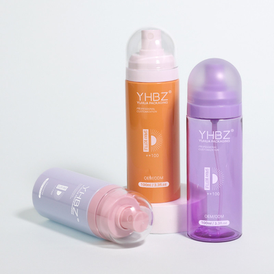 Flasque de pulvérisation de brouillard fin de 80 ml de 100 ml de 120 ml de 150 ml cosmétique