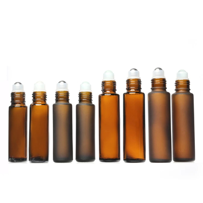 Emballage d'huiles essentielles en rouleau de verre sur bouteille pour le transport par DHL