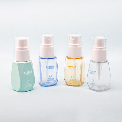 Spray de protection solaire Bouteille de pulvérisation en plastique PET transparente pour les bienfaits hydratants