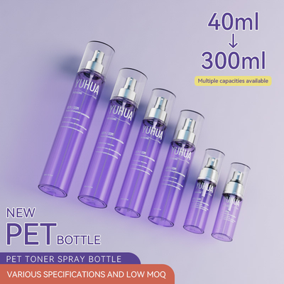 Bouteille de pulvérisation en plastique haute durabilité 40ml 80ml 150ml 180ml 250ml 300ml avec le logo selon vos besoins