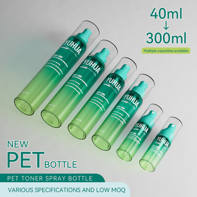 Bouteille de pulvérisation en PET à écran de soie avec motif de pulvérisation de brume fine