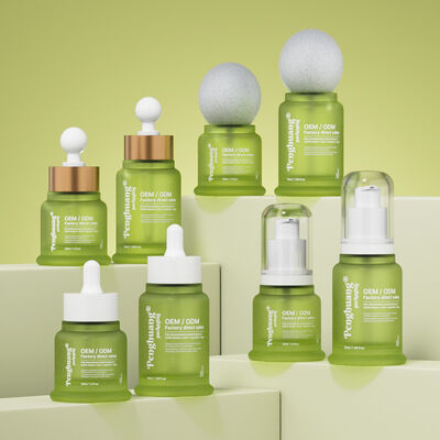 Flacon de sérum à l'huile essentielle avec impression à chaud, offrant un emballage cosmétique élégant et un attrait pour les produits de soin de la peau