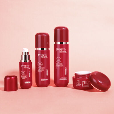 bouteilles d'emballage en verre de luxe pour produits cosmétiques