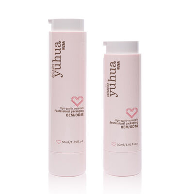 Bouteille d'emballage de cosmétiques de luxe avec estampage à chaud Emballage personnalisé conçu pour la présentation de produits cosmétiques et de soins de la peau