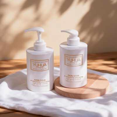 Bouteilles d'emballage en plastique personnalisables pour les cosmétiques, y compris le sérum de lotion tonifiante en forme de cylindre et fermeture à vis