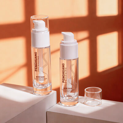 Fondation liquide Bouteilles d'emballage cosmétique en verre avec une capacité de 30 ml d'impression personnalisable et une conception étanche durable