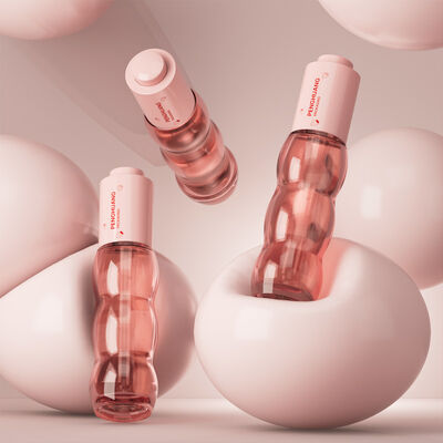 Bouteille de sérum d'huile à goutte-à-goutte avec collier en plastique d'aluminium adapté aux emballages de cosmétiques et d'huiles essentielles destinés aux soins de la peau