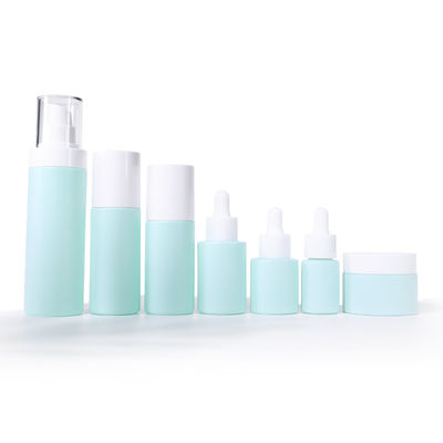 Bot de empaquetage cosmétique de luxe de jet en verre de pompe de la mousse 15/20/30/40/50/100ml de voyage de visage de lavage de bouteille propre commode de mousse
