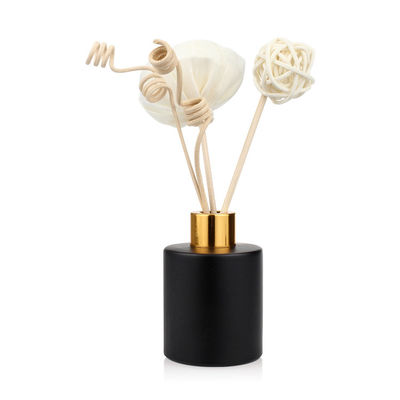 Noir rond Reed Diffuser Bottle de bouteille en verre de diffuseur de 30ml 50ml