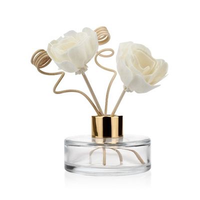 Bâtons en caoutchouc vides de rotin de bouchon de 95ml Reed Diffuser Glass Bottle With