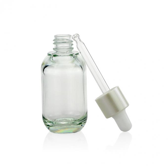 Cosmétiques en plastique clairs de bouteille de la vente chaude 15ML PETG autour de bouteille de fantaisie de sérum d'oeil de compte-gouttes