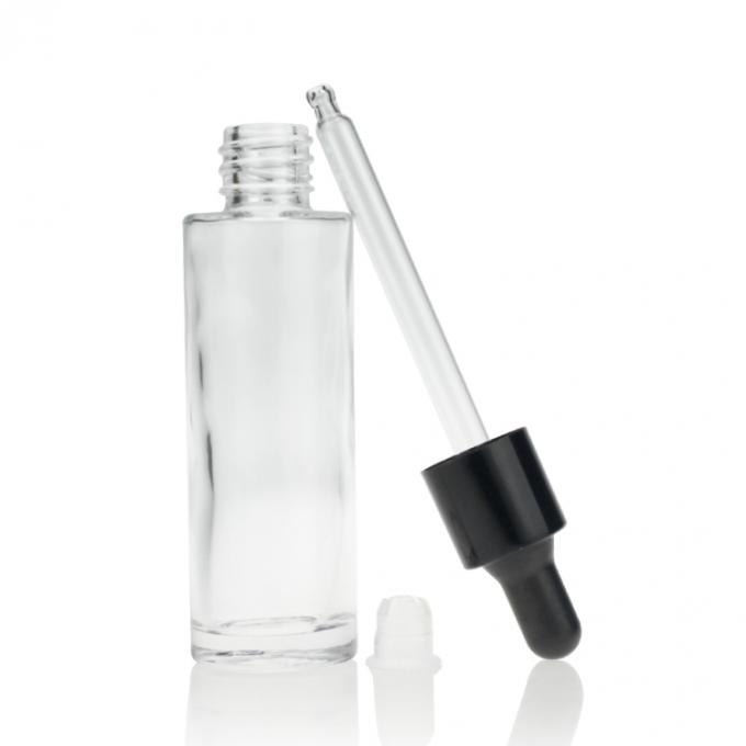 Bouteille en verre de sérum de bouteille de compte-gouttes d'espace libre cosmétique classique de l'emballage 30ml