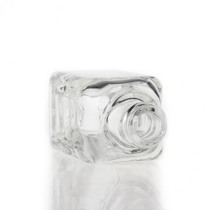 Bouteille 35ml en verre de luxe de nouveau de conception sérum cosmétique clair d'emballage avec le compte-gouttes