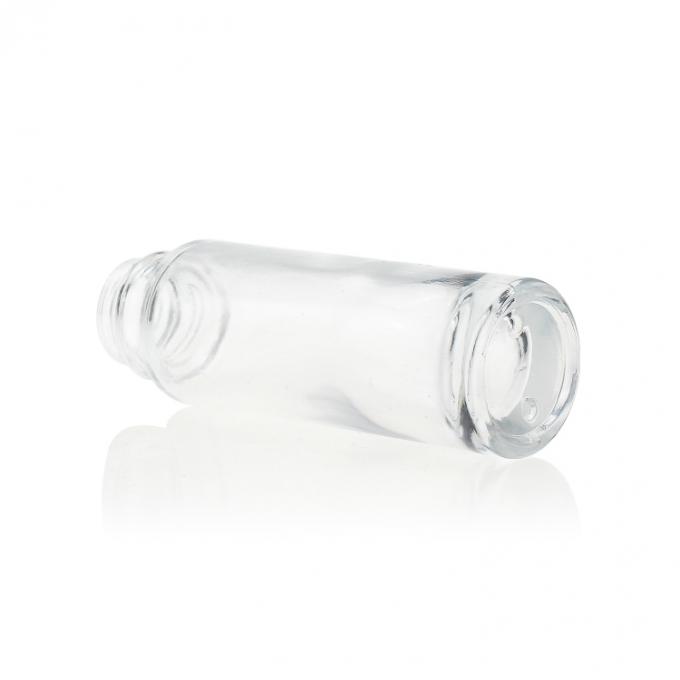 Bouteille en verre de vente chaude de base de lotion liquide vide à extrémité élevé de l'espace libre 30ml