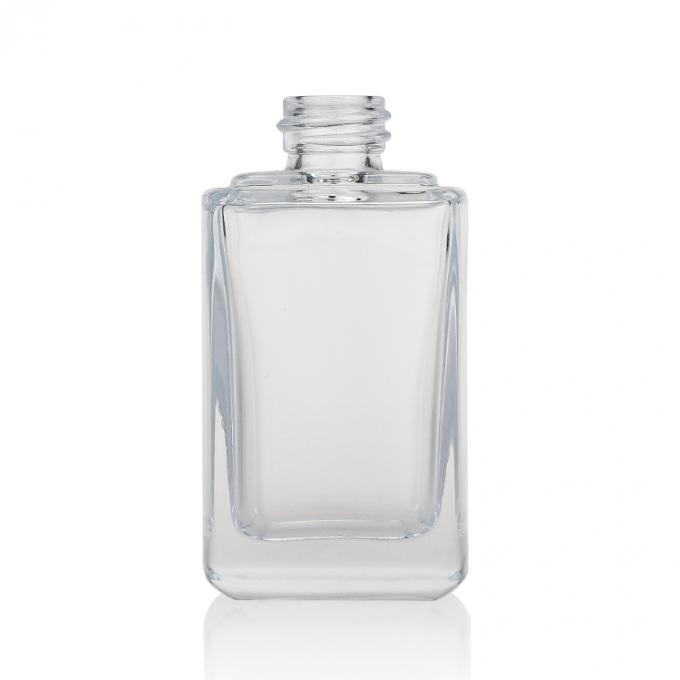 30 ml empaquetant la bouteille liquide en verre de base de lotion de place vide claire de cosmétiques