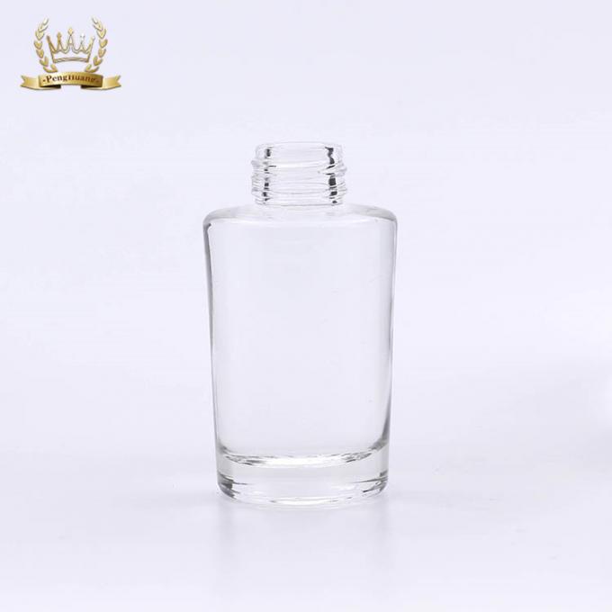 Cosmétiques d'aperçus gratuits empaquetant la bouteille liquide claire de base de la couverture 35ml acrylique