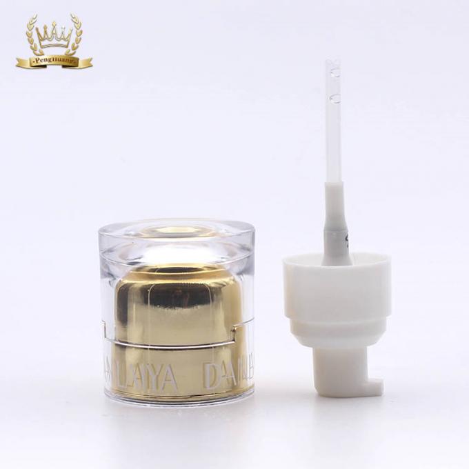 Cosmétiques d'aperçus gratuits empaquetant la bouteille liquide claire de base de la couverture 35ml acrylique