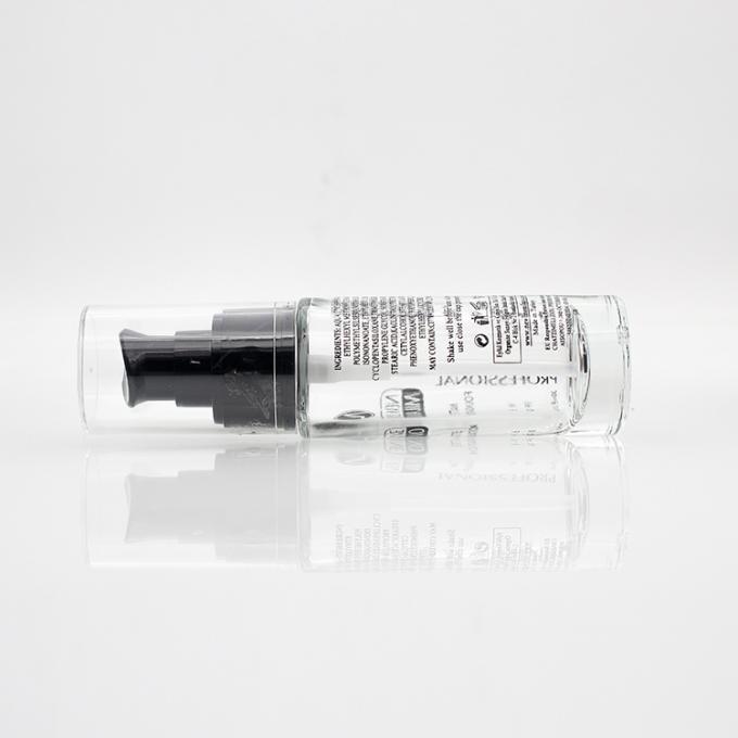 Bouteille liquide de pompe de base de verre à bouteilles de lotion du petit prix 30ml