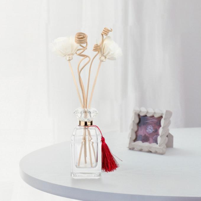 Arome vide décoratif à la maison de parfum d'ambiance Reed Diffuser Bottle de verre avec Crystal Cap