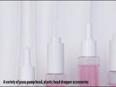 Emballage clair fait sur commande de bouteille de lotion de sérum du cylindre 30ml 40ml 50ml 60ml