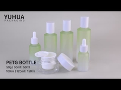 Bouteille de sérum cosmétique PETG 50 ml Bouteille et pot de soins de la peau avec logo personnalisé