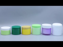 Conteneur en plastique de pot givré grande par taille avec Flip Cover 180ml 240ml 300ml