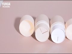 Crème pour soins de la peau Bouteilles d'emballage en plastique avec imprimante glacée en PP