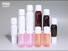 Emballage en plastique sur mesure Bouteilles de pilule blanche Bouteille de 40 ml 60 ml 100 ml Récipient de capsules de vitamines