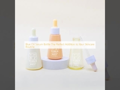 Flacon de sérum à l'huile bleue : l'ajout parfait à votre routine de soins de la peau