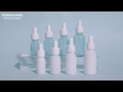 Bouteille en verre compte-gouttes d'huile