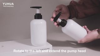 Solution d'emballage de bouteilles cosmétiques PET de 500 ml