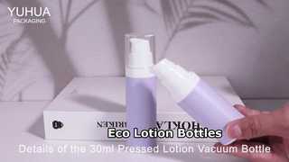 Emballage écologique de pompe sans air de bouteilles de lotion recyclables
