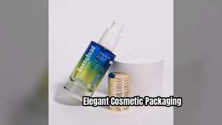 Bouteilles rondes personnalisées d'emballage cosmétique de luxe